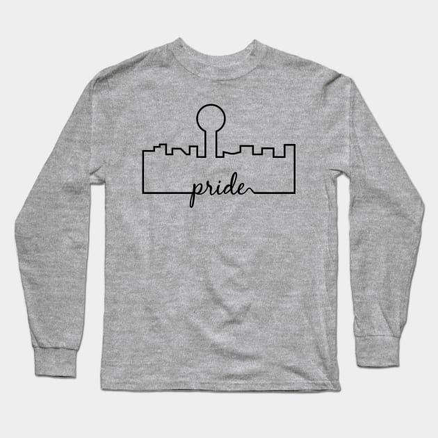 Knoxville Skyline Pride Long Sleeve T-Shirt by Universe Design